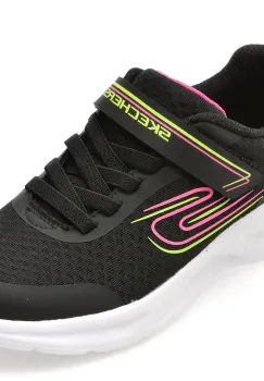 Pantofi sport SKECHERS negri, DYNAMATIC, din material textil imagine