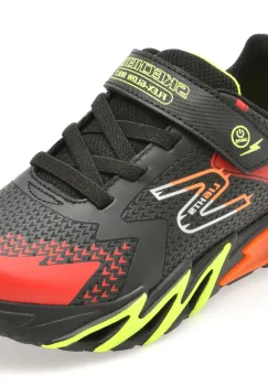 Pantofi sport SKECHERS negri, FLEX-GLOW BOLT, din material textil imagine