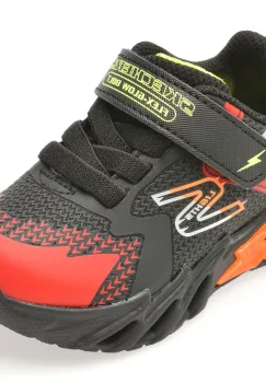 Pantofi sport SKECHERS negri, FLEX-GLOW BOLT, din material textil imagine