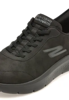 Pantofi sport SKECHERS negri, GO WALK FLEX, din material textil imagine