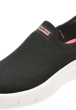 Pantofi sport SKECHERS negri, GO WALK FLEX, din material textil imagine