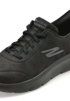 Pantofi sport SKECHERS negri, GO WALK FLEX, din material textil imagine