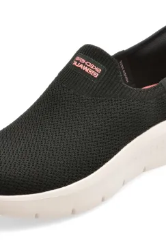 Pantofi sport SKECHERS negri, GO WALK FLEX, din material textil imagine