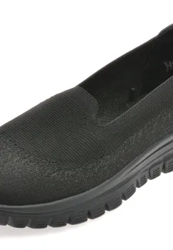 Pantofi sport SKECHERS negri, GRACEFUL, din material textil imagine