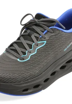 Pantofi sport SKECHERS negri, MAX CUSHIONING GLIDE-STEP, din material textil imagine