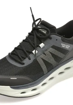 Pantofi sport SKECHERS negri, MAX CUSHIONING GLIDE-STEP, din material textil imagine