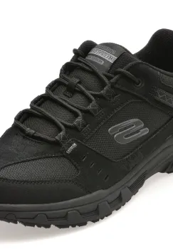 Pantofi sport SKECHERS negri, OAK CANYON, din material textil si piele naturala imagine