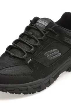 Pantofi sport SKECHERS negri, OAK CANYON, din material textil si piele naturala imagine
