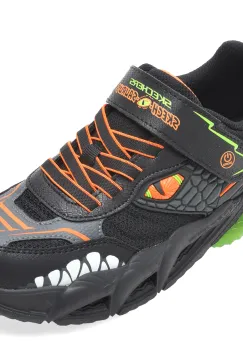 Pantofi sport SKECHERS negri, SKECH-O-SAURUS LIGHTS 3.0, din material textil imagine