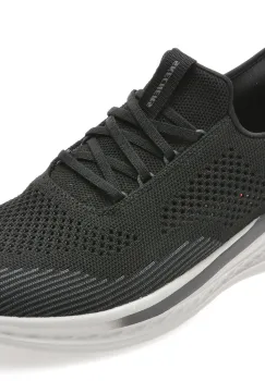Pantofi sport SKECHERS negri, SLADE, din material textil imagine