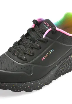 Pantofi sport SKECHERS negri, UNO LITE, din piele ecologica imagine