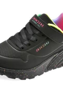 Pantofi sport SKECHERS negri, UNO LITE, din piele ecologica imagine