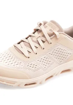 Pantofi sport SKECHERS nude, 104607, din material textil imagine