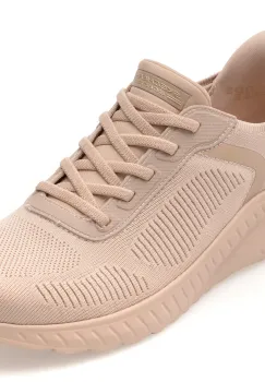Pantofi sport SKECHERS nude, 117497, din material textil imagine