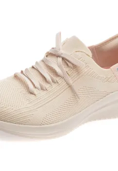 Pantofi sport SKECHERS nude, 149710, din material textil imagine