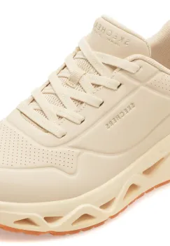 Pantofi sport SKECHERS nude, UNO GLIDE-STEP, din piele ecologica imagine