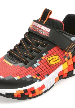 Pantofi sport SKECHERS rosii, 402182L, din piele ecologica imagine