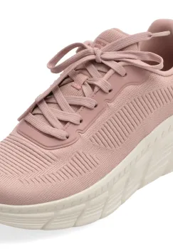 Pantofi sport SKECHERS roz, BOBS B FLEX HI, din material textil imagine
