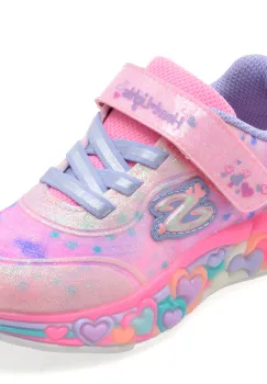 Pantofi sport SKECHERS roz, ETERNAL HEART LIGHTS, din material textil imagine