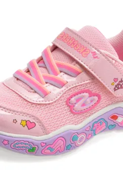 Pantofi sport SKECHERS roz, PLAY SCENE, din material textil imagine