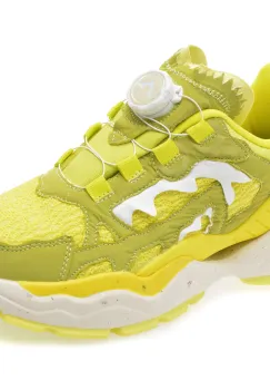 Pantofi sport TEPOR galbeni, TP82, din material textil imagine