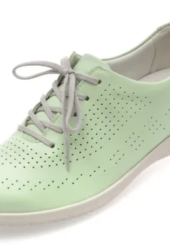 Pantofi SUAVE verzi, 6603, din piele naturala imagine