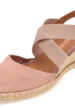 Pantofi VERBENAS mov, MILA, din piele intoarsa imagine