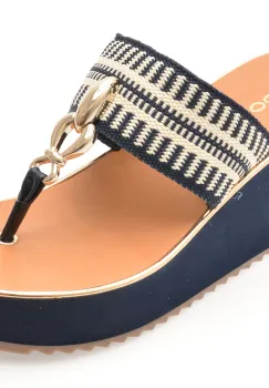 Papuci ALDO albastri, 13964500, din material textil imagine