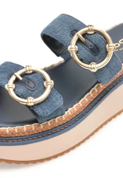 Papuci ALDO albastri, 13966772, din material textil imagine