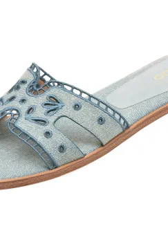 Papuci ALDO albastri, ITSANDAL 407, din material textil imagine