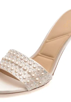 Papuci ALDO albi, 13921978, din material textil imagine