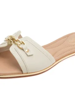 Papuci ALDO albi, ALAMASSI 115, din piele ecologica imagine