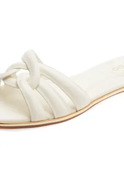 Papuci ALDO albi, AUGUSTYA 100, din piele ecologica imagine