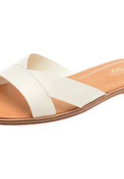 Papuci ALDO albi, CARIA 115, din piele naturala imagine