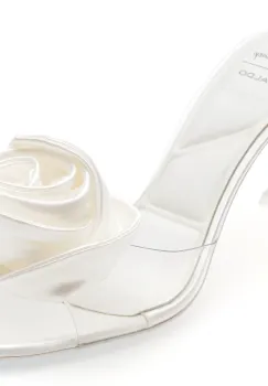 Papuci ALDO albi, CINDERELLAMULE 100, din pvc imagine