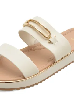 Papuci ALDO albi, LAGOON 100, din piele ecologica imagine