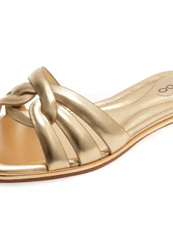 Papuci ALDO aurii, AUGUSTYA 710, din piele ecologica imagine