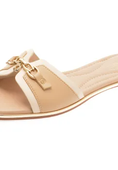 Papuci ALDO bej, ALAMASSI 271, din piele ecologica imagine