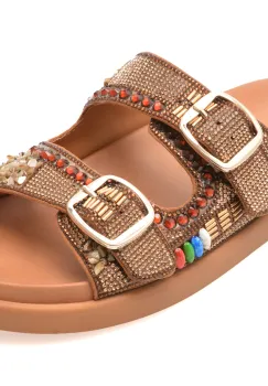 Papuci ALDO maro, 13967492, din material textil imagine