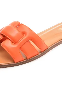 Papuci ALDO portocalii, ELENAA 820, din piele naturala imagine