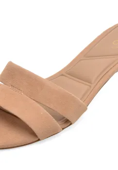 Papuci eleganti ALDO maro, 14097002, din piele intoarsa imagine