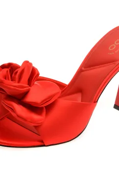 Papuci eleganti ALDO rosii, REDROSE 600, din material textil imagine