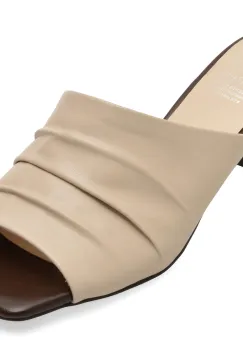 Papuci eleganti FLAVIA PASSINI bej, H5812, din piele naturala imagine