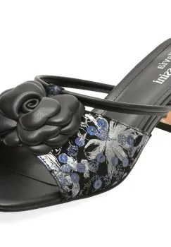 Papuci eleganti FLAVIA PASSINI negri, A499, din piele naturala imagine
