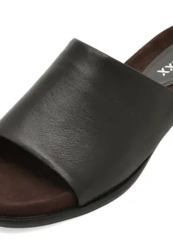 Papuci eleganti GRYXX negri, L2651, din piele naturala imagine