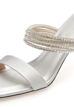 Papuci EPICA argintii, 2367, din piele ecologica imagine