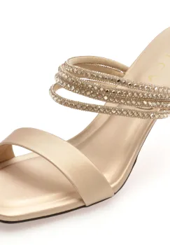 Papuci EPICA aurii, 2367, din piele ecologica imagine