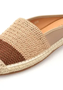 Papuci EPICA bej, 2516, din material textil imagine