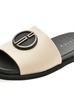 Papuci EPICA bej, 3772976, din piele naturala imagine