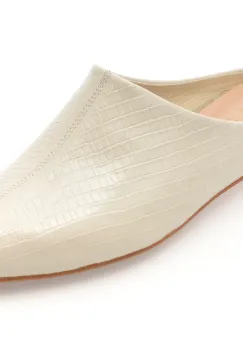 Papuci EPICA bej, DY2297, din piele naturala imagine